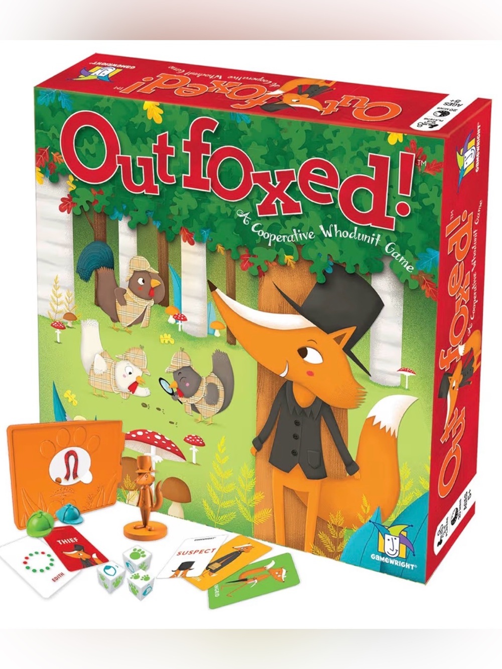 NIB Outfoxed board game. Sealed box.